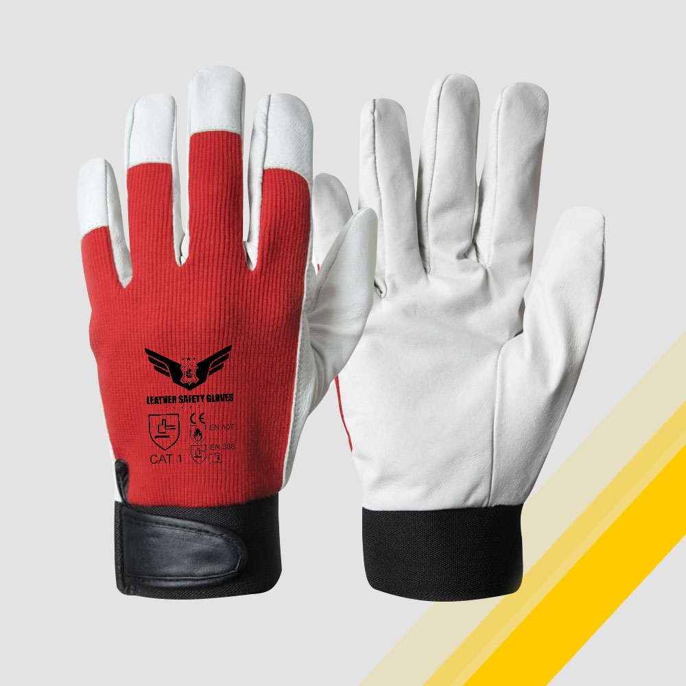 Assembly Gloves Leather Safety Gloves